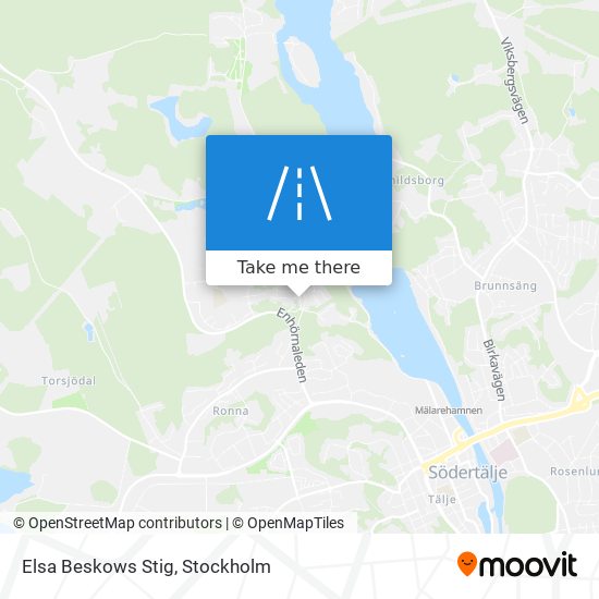 Elsa Beskows Stig map