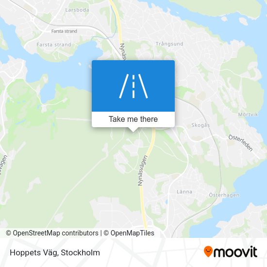 Hoppets Väg map