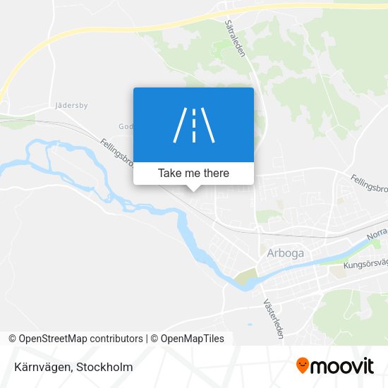 Kärnvägen map