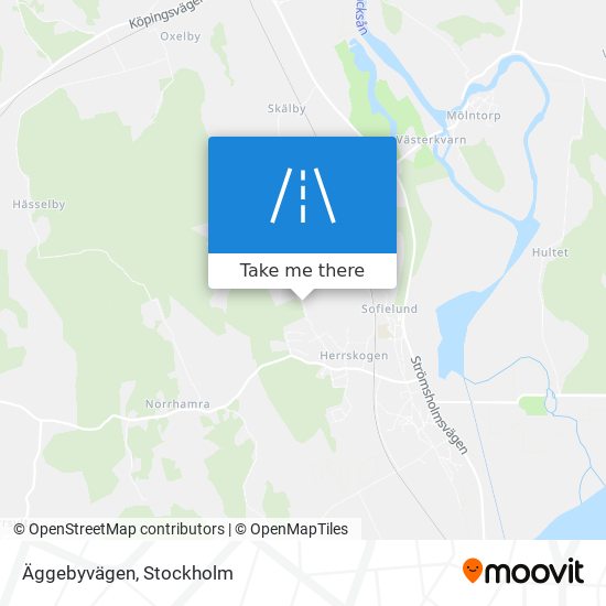 Äggebyvägen map