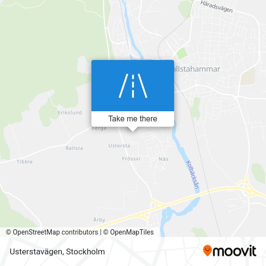 Usterstavägen map
