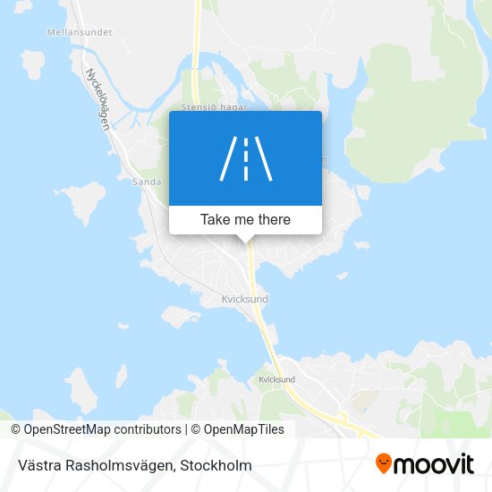 Västra Rasholmsvägen map