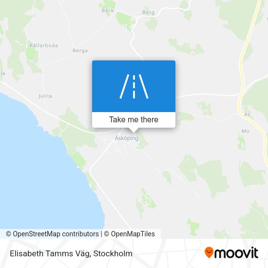 Elisabeth Tamms Väg map