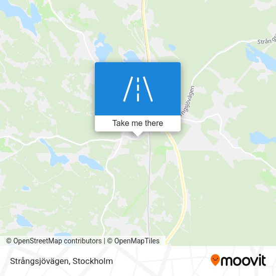 Strångsjövägen map
