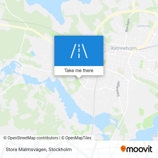 Stora Malmsvägen map