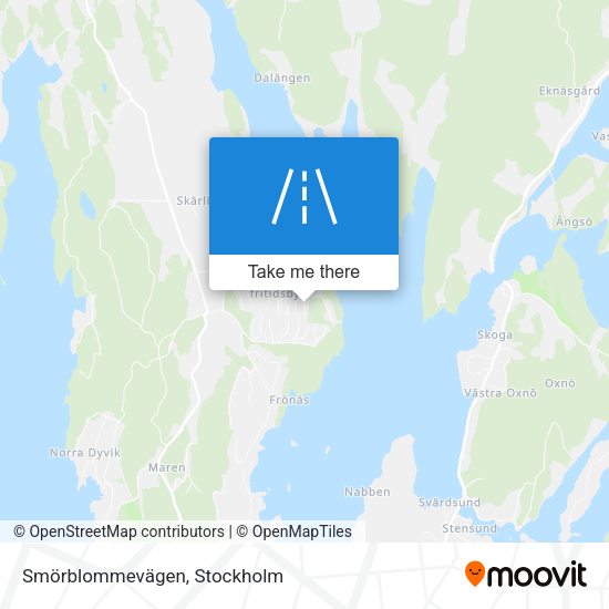 Smörblommevägen map