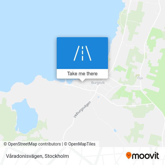 Våradonisvägen map