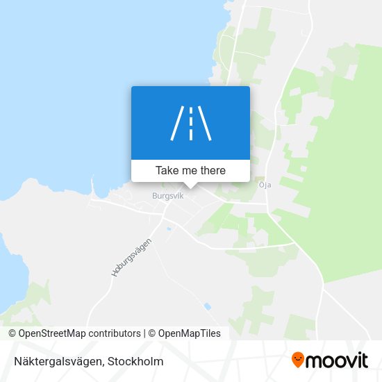 Näktergalsvägen map