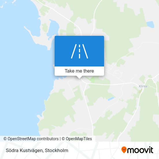 Södra Kustvägen map