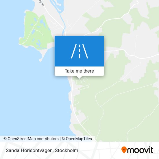 Sanda Horisontvägen map