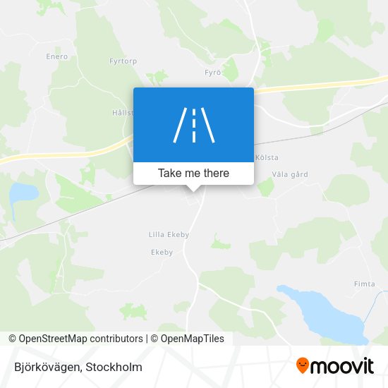 Björkövägen map