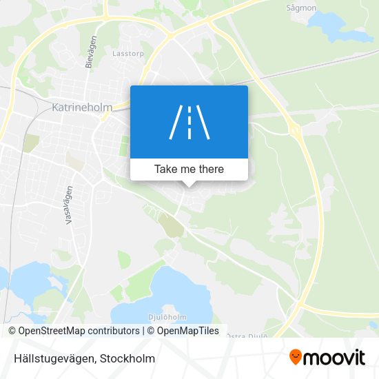 Hällstugevägen map