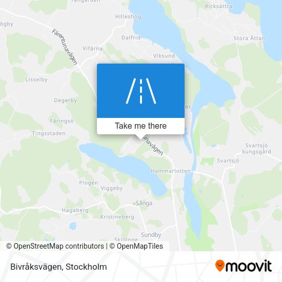 Bivråksvägen map