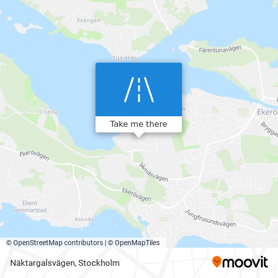 Näktargalsvägen map