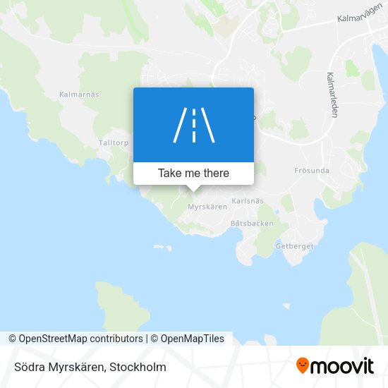 Södra Myrskären map