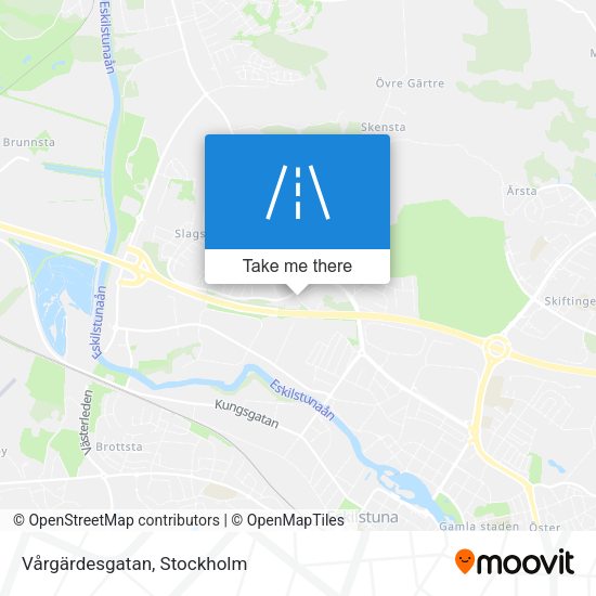 Vårgärdesgatan map