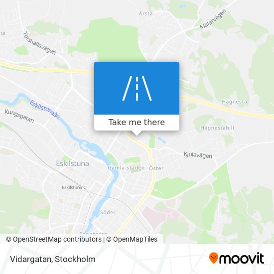 Vidargatan map