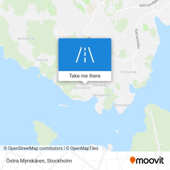 Östra Myrskären map