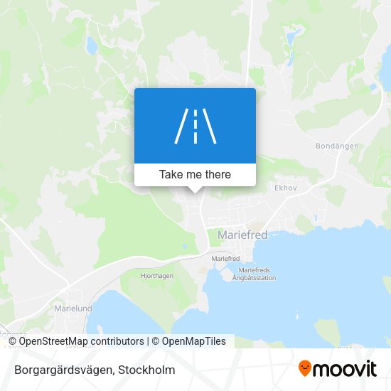 Borgargärdsvägen map