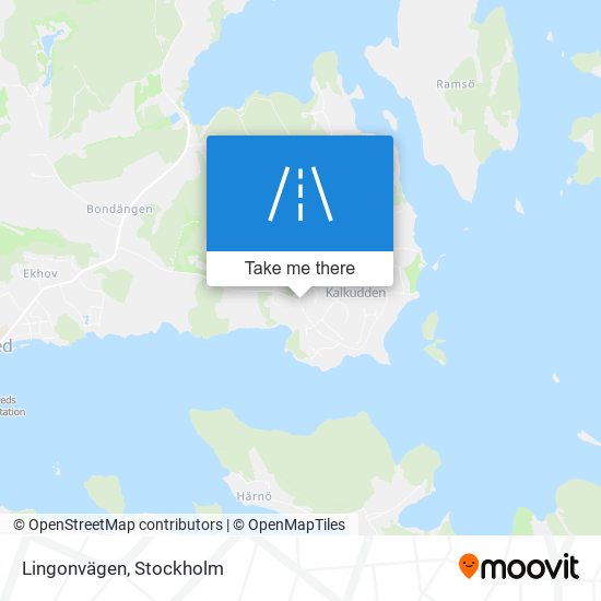 Lingonvägen map