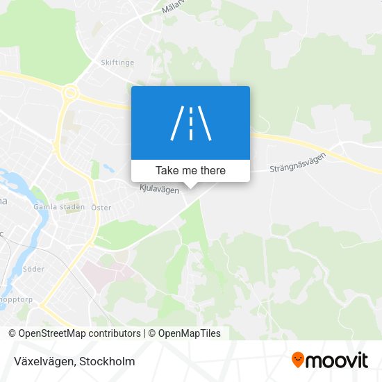 Växelvägen map