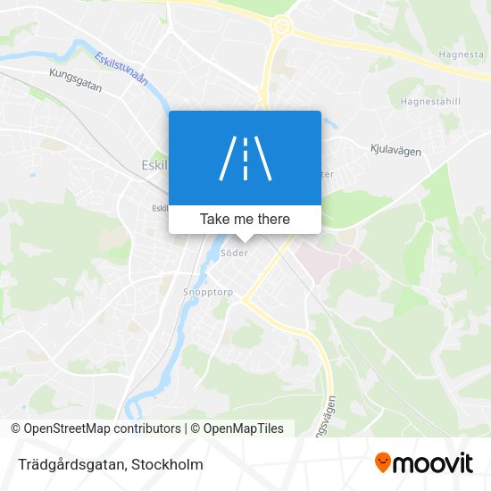 Trädgårdsgatan map