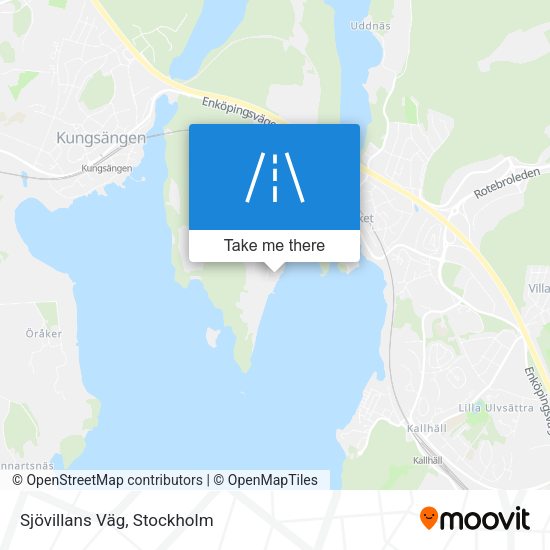 Sjövillans Väg map