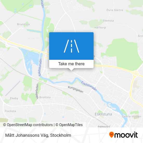 Mått Johanssons Väg map