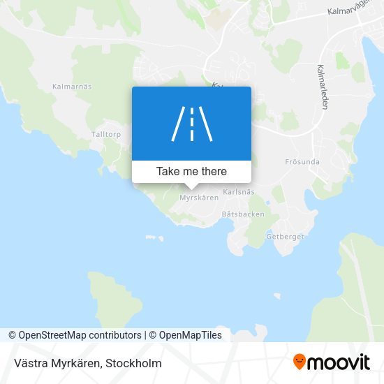 Västra Myrkären map