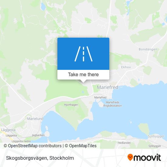 Skogsborgsvägen map