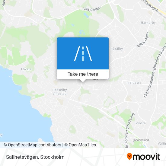Sällhetsvägen map