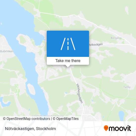 Nötväckastigen map