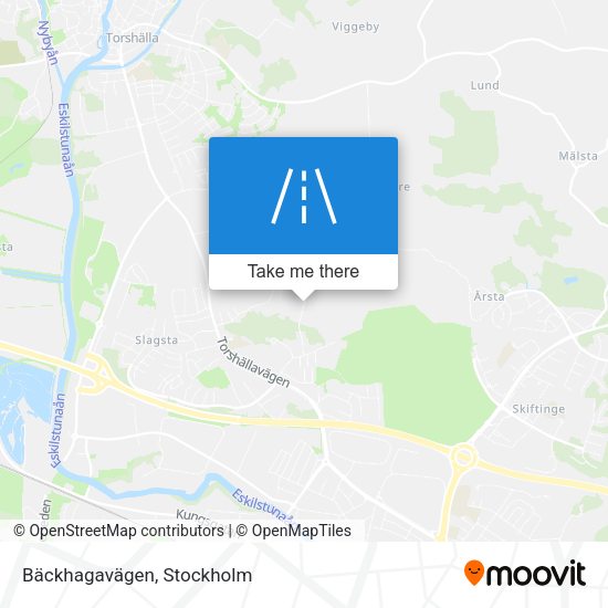 Bäckhagavägen map