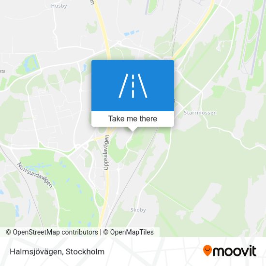 Halmsjövägen map