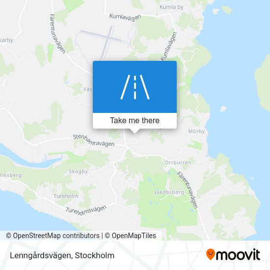 Lenngårdsvägen map