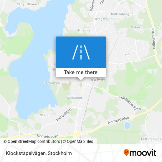 Klockstapelvägen map