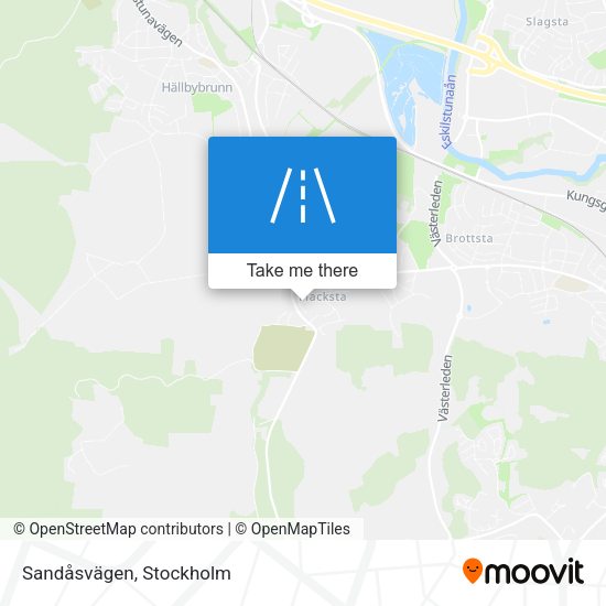 Sandåsvägen map