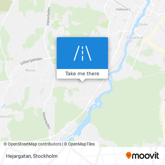 Hejargatan map