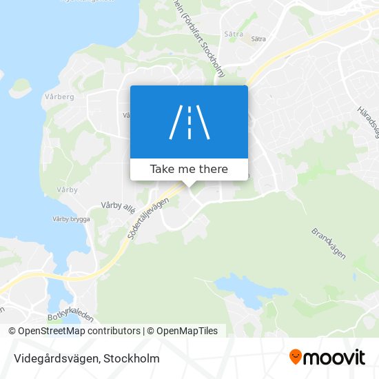 Videgårdsvägen map