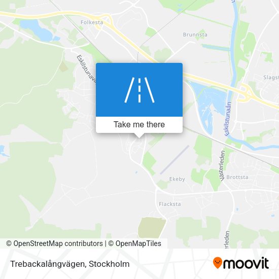 Trebackalångvägen map