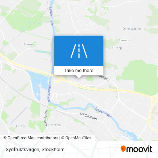 Sydfruktsvägen map