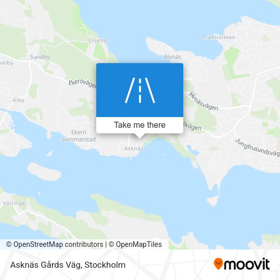 Asknäs Gårds Väg map