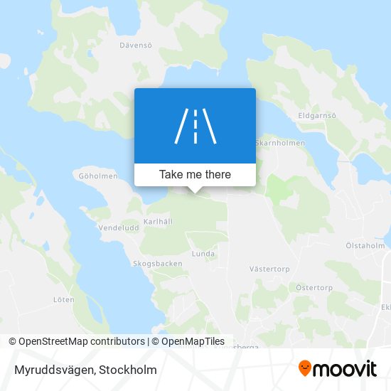 Myruddsvägen map