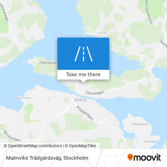 Malmviks Trädgårdsväg map