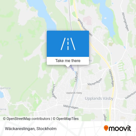 Wäckareslingan map