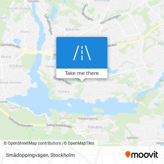 Smådoppingvägen map