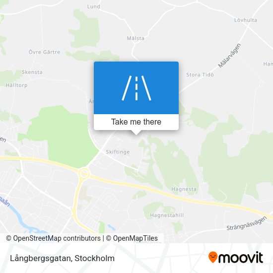 Långbergsgatan map
