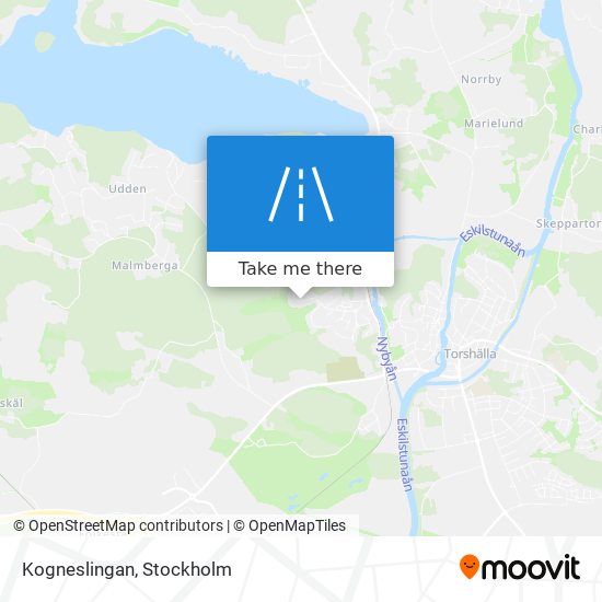 Kogneslingan map