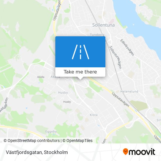 Västfjordsgatan map