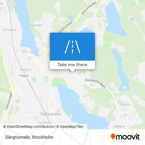 Sångtunneln map